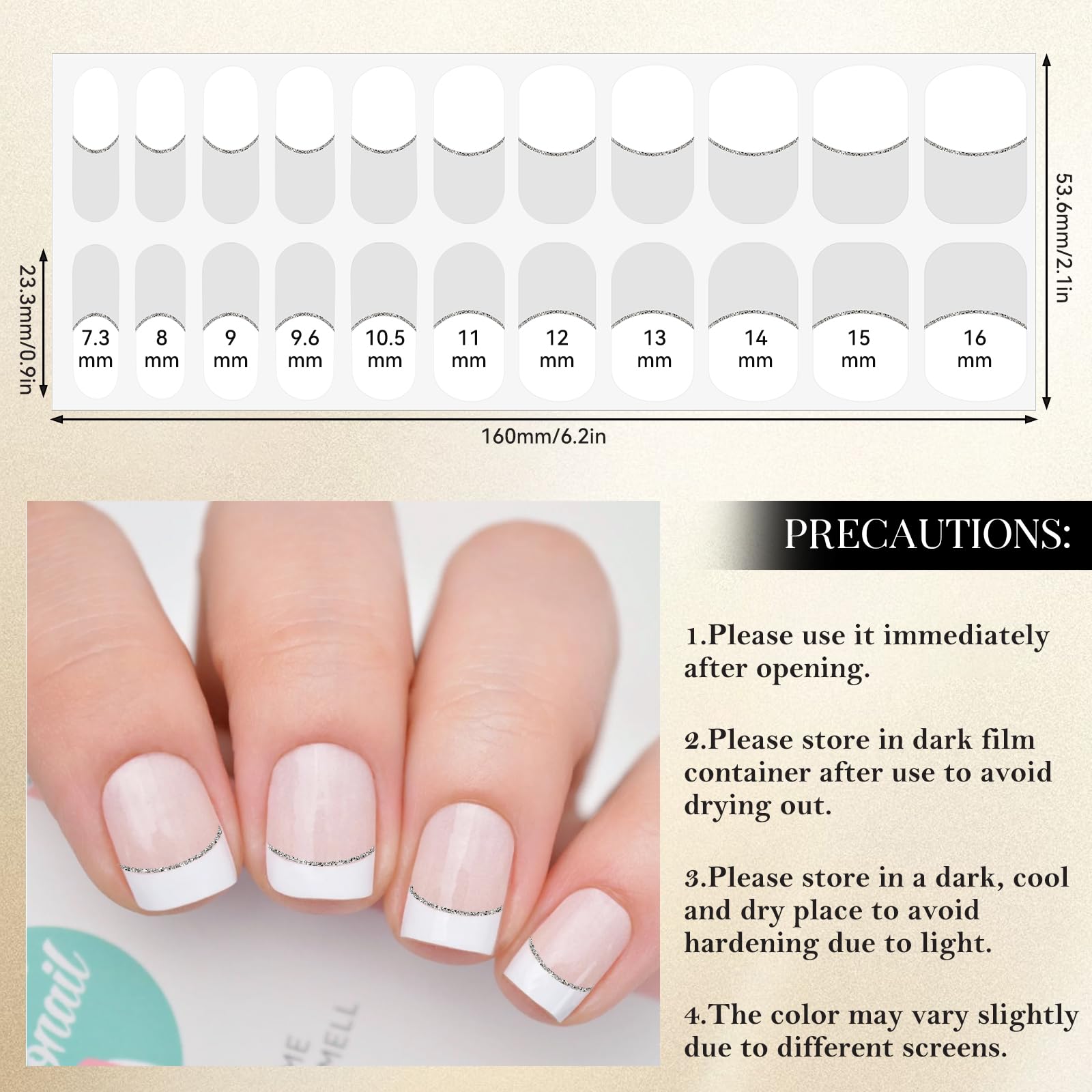 ZAO Nagellack Nr. 641 French Manicure – Weißer Bio-Nagellack Mit Bambus-Deckel, Vegan & Natürlich