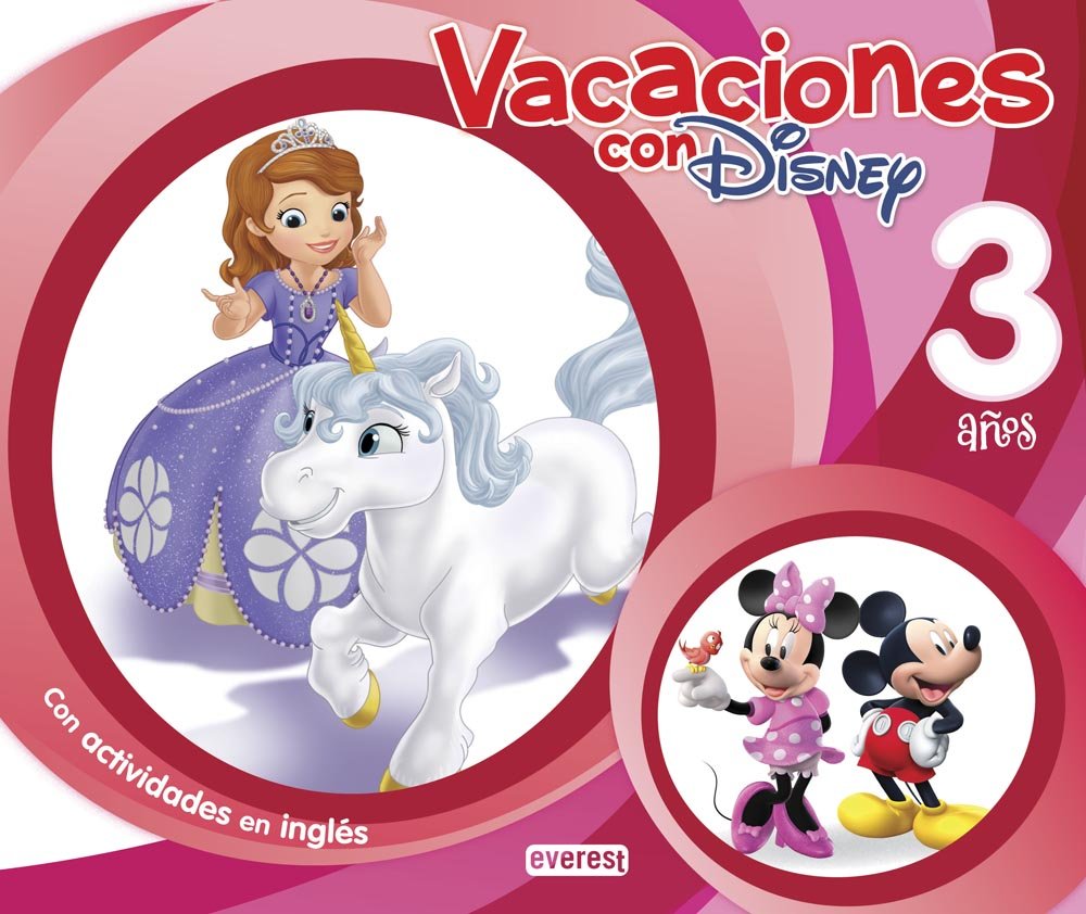 Vacaciones con Disney. 3 años: Con actividades en inglés (Vacaciones Disney)