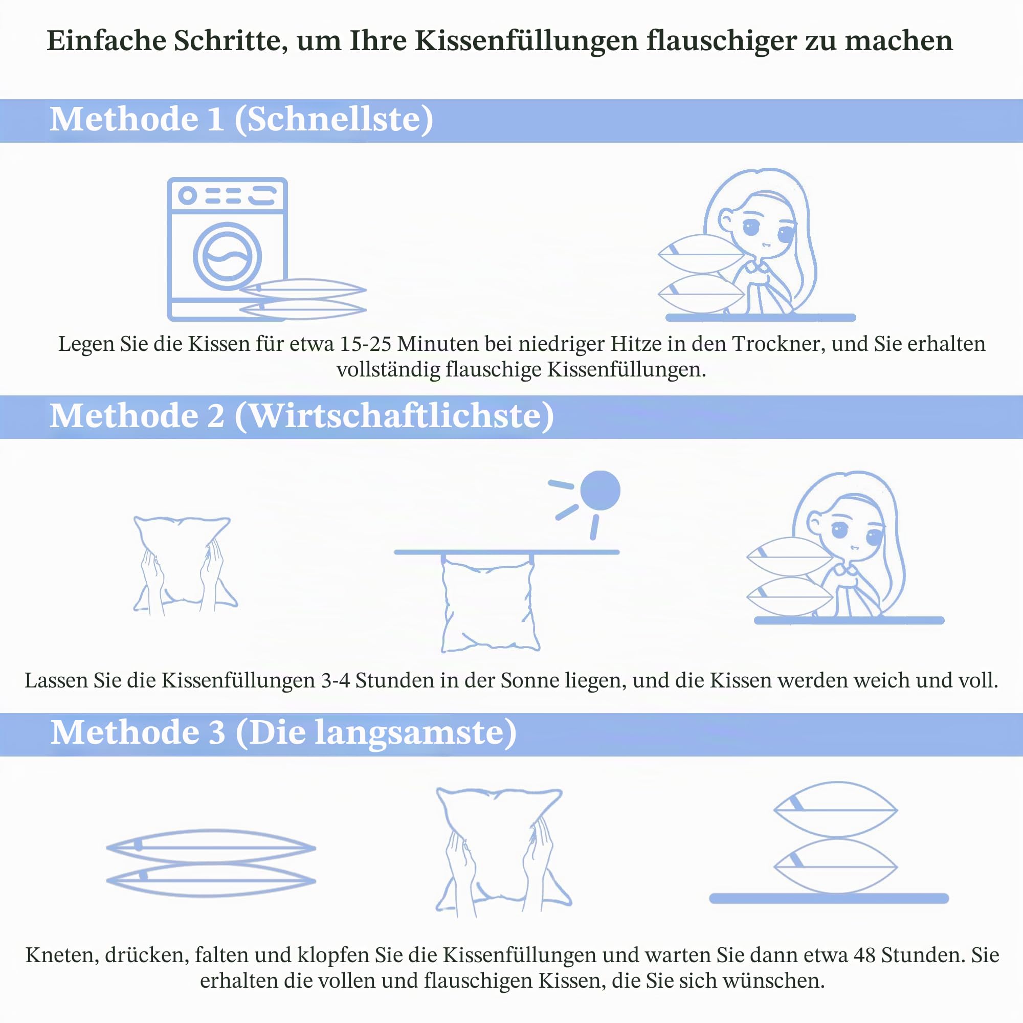 50x50 cm Outdoor Wetterfest Kissenfüllung 2er Set wasserdichte Kissen Gartenmöbel Dekokissen Innenkissen Kopfkissen Federkissen Zierkissen für Sofa Terrasse Balkon Wohnzimmer Cushions Weiß