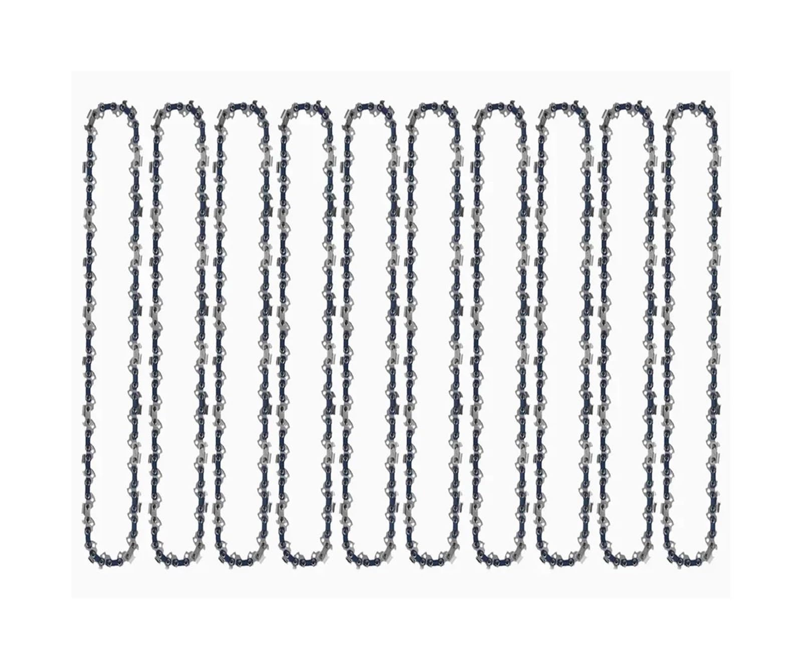 Łańcuch do piły łańcuchowej, ogniwa napędowe, wymi 10-calowy łańcuch 3/8 LP 40 ogniw napędowych do piły elektrycznej(10pcs 10-inch Chain)