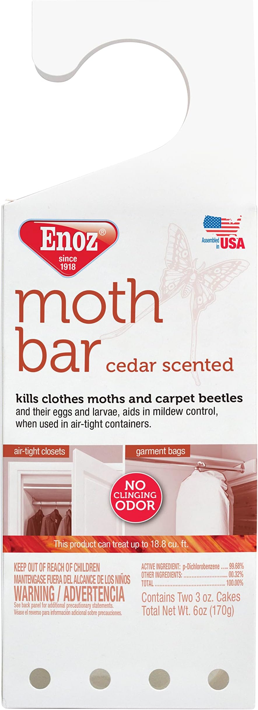 Moth Bar - Ceder Scented