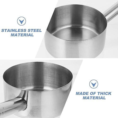 Miniatura 7 de DOITOOL Cucharas Cuchara de agua de cocina inoxidable Cuchara de acero Cuchara de agua grande Mango de cuchara de agua grande Cuchara de servir 8.8