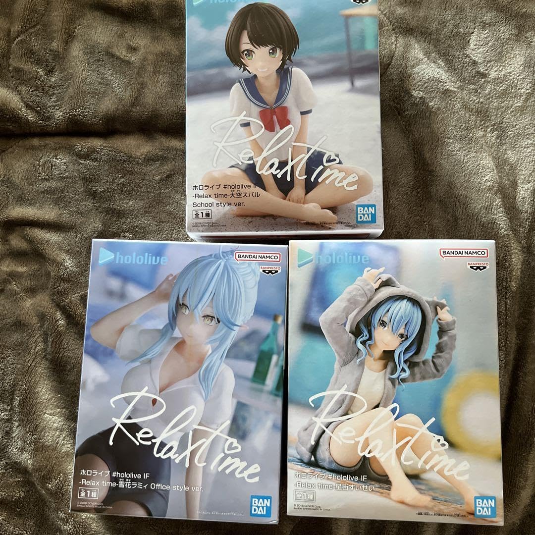 Amazon.co.jp: 星街すいせい 雪花ラミィ 大空スバル relax time : おもちゃ