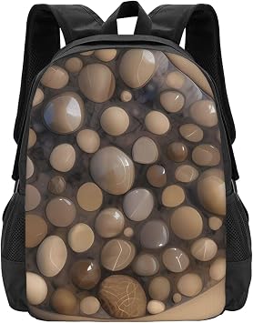 Cute Backpack For Women Men,Lightweight Laptop Backpack Waterproof Shoulder Bag Petoskey And Stones Casual Daypack