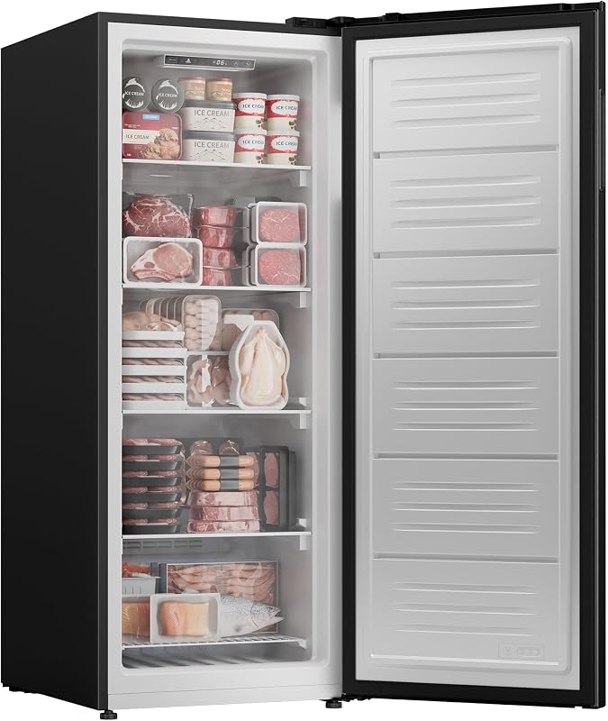 ICEVIVAL UF002-110 11.5 cu ft Convertible Upright Freezer Black — 1 of 8