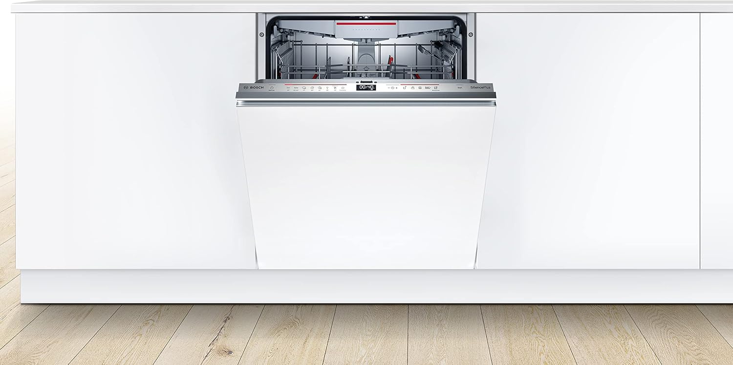 Bosch Elettrodomestici SMV6ECX51E Serie 6 Lavastoviglie a scomparsa totale, 81.5 x 55 x 59.8 cm [Classe di efficienza energetica C]