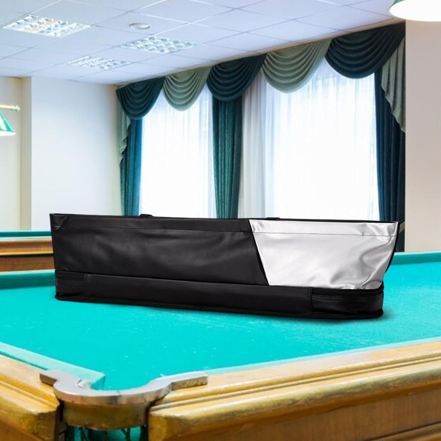 Prasku ビリヤードキューケース 3バット4シャフト PUレザー 1/2