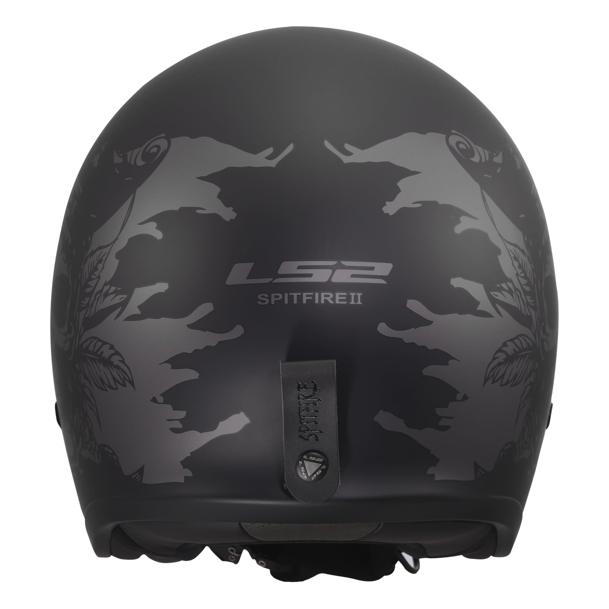 LS2, Casque Moto Jet SPITFIRE II WILLY Black Grey, XS | Usage moto