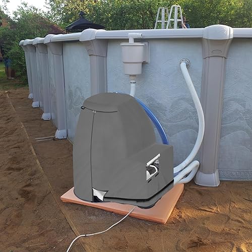 Miniatura 3 de Cubierta de bomba de filtro de arena para bomba de filtro de arena transparente INTEX Krystal, cubierta de filtro de arena impermeable anti-UV,
