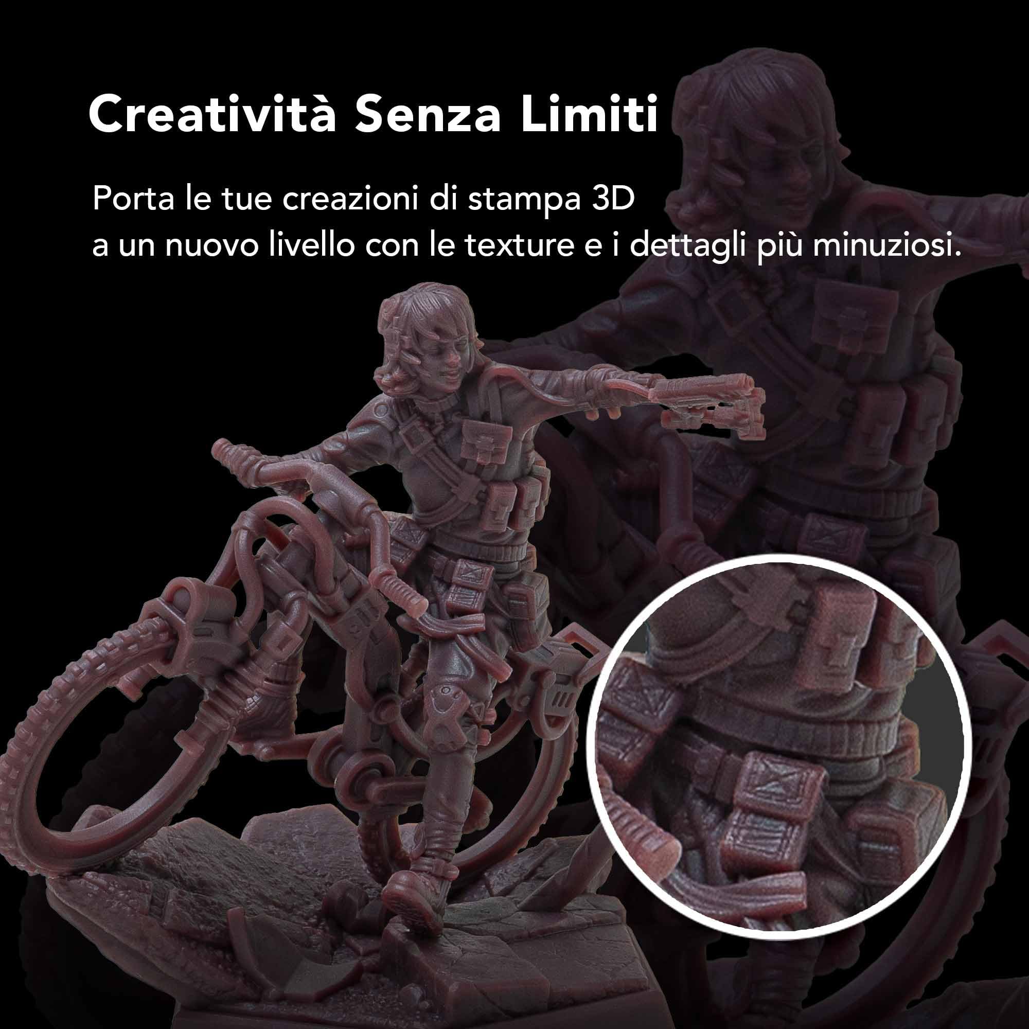Phrozen Aqua Resina Fotopolimerica Hyperfine, confezione blu e rossa, 1 kg ciascuna, alta risoluzione per stampanti 3D LCD 9K, 12K e superiori