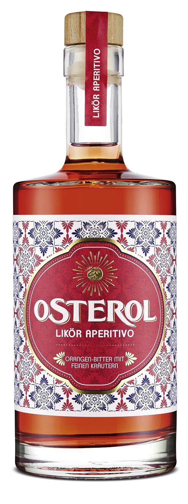 Wajos Osterol Likör Aperitivo –Orangen-Bitter mit feinen Kräutern, 17,5% vol: 500ml Likör – ideal als Aperitif