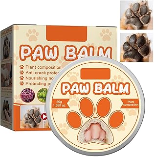 Bálsamo para Cão, Creme Hidratante para Patas Pet, Consertar cachorro rachadas secas, nariz natural e cera pata para cães gatos, hidratante protetor pata cachorro Enjovdery