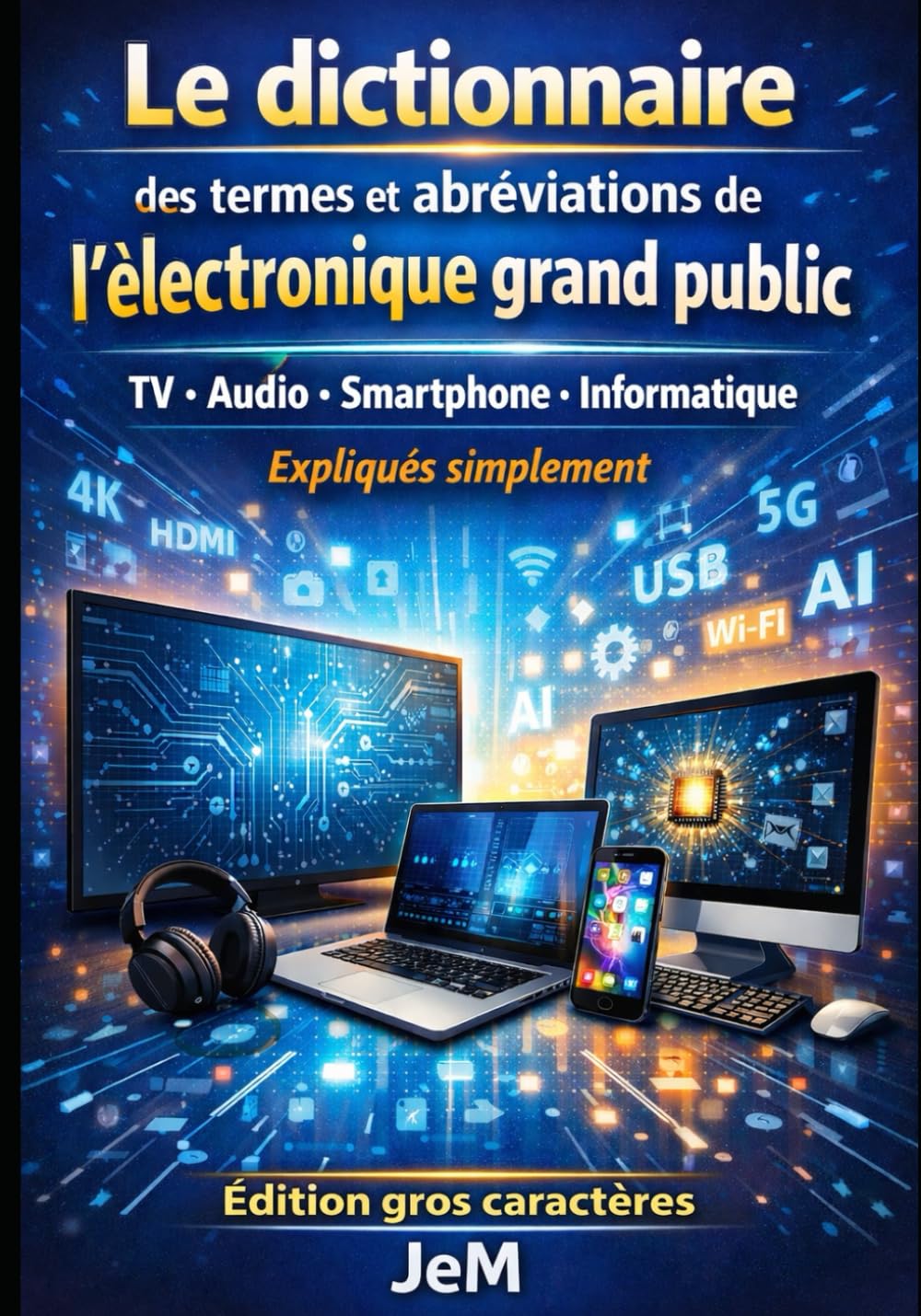 Le dictionnaire des termes et abréviations de l’électronique grand public, Édition des caractères TV • Audio • Smartphone • Informatique Expliqués ... modernes expliqués clairement – 2026