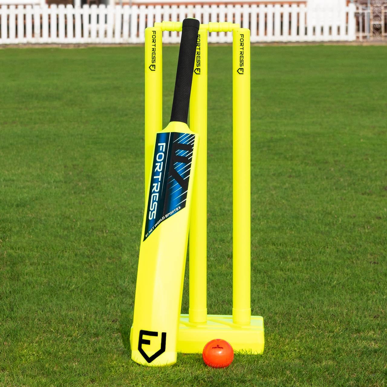 FORTRESS Set Cricket Plastica - Disponibile in 3 Taglie | Attrezzatura da Cricket