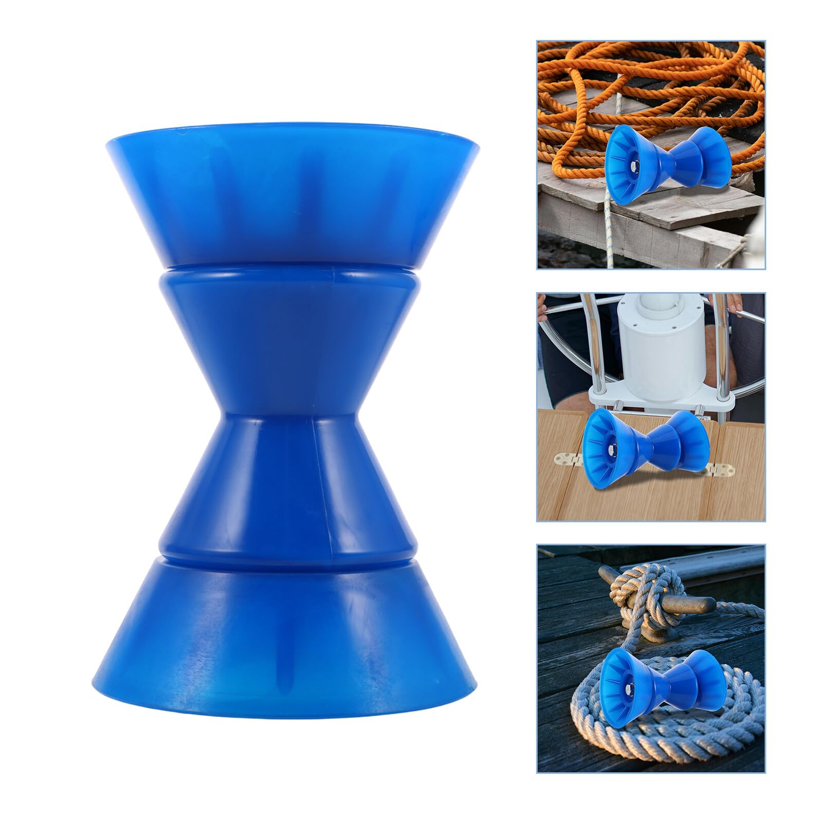 Rullo per Rimorchio Barca in Pu Blu, Supporto Chiglia | Installazione Rapida, Lunga Durata, per Kayak e Yacht, Accessorio per Trasporto e Alaggio