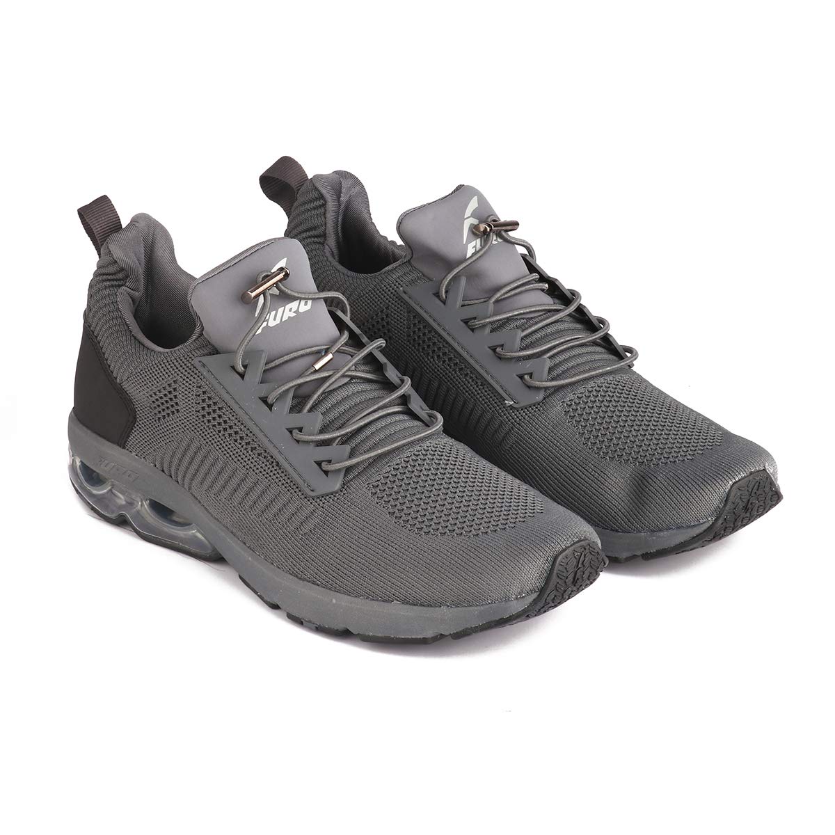 FURO Lace Up Comfortable Stylish Outdoor Running Sports Shoes for Men R1038 Grey (B0848F3M8Q) Amazon Price History, Amazon Price Tracker