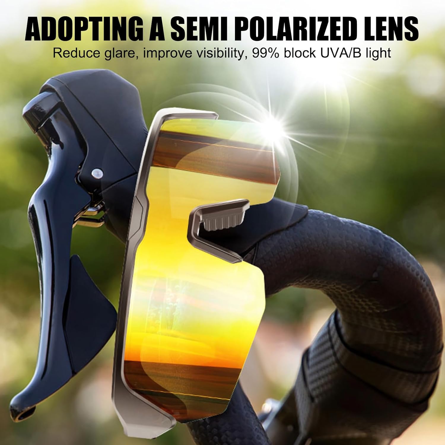 OBEST Sports Smart Sunglasses, Bluetooth Cycling Glasses with Polarized Lenses, Open Ear Music Speakers, Built-in Mic, Voice Assistant, UV Protection for Running & Outdoor Activities - Image 6