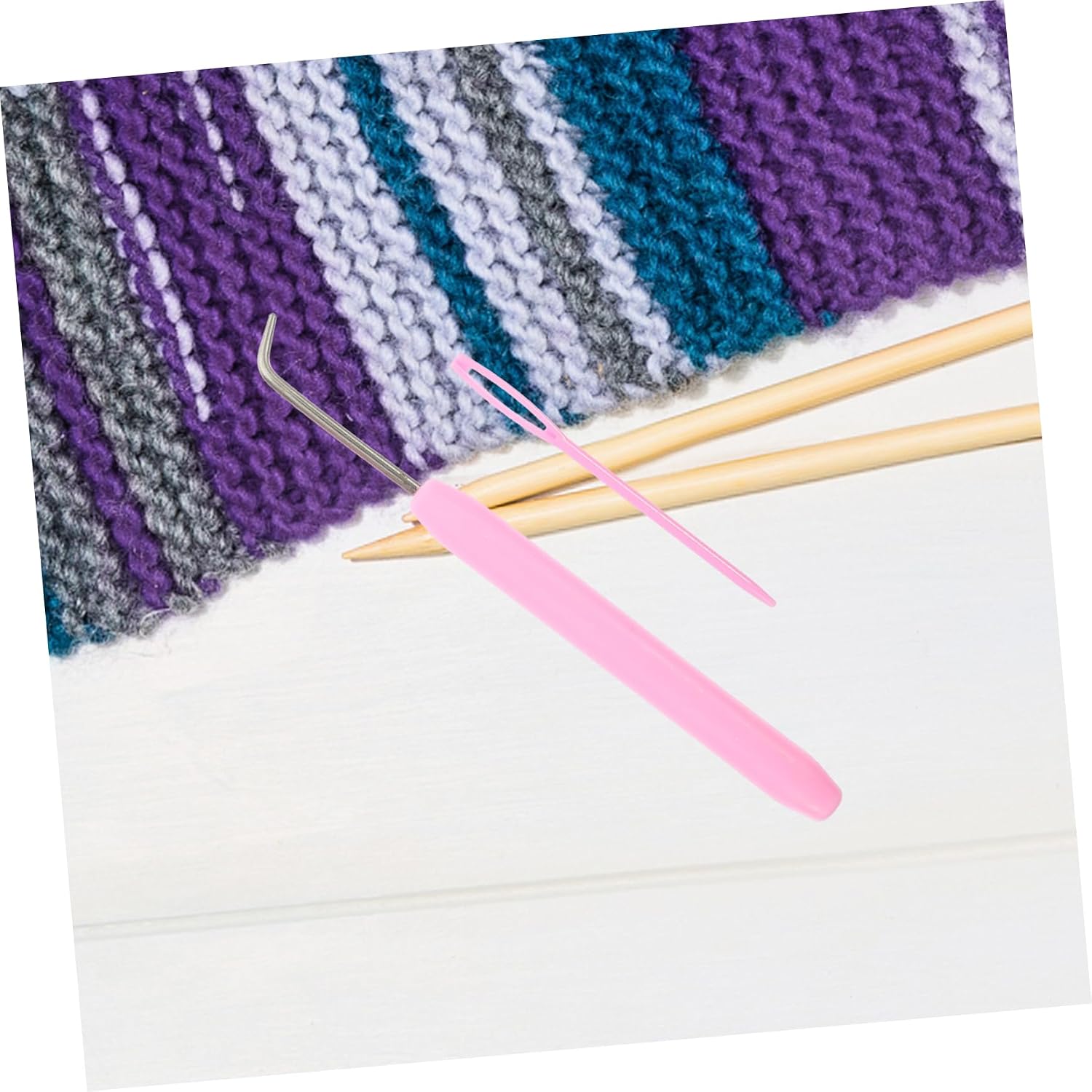 DOITOOL 1Set Dual Head Rope Knitter DIY Yarn Weaving Tool for Easy Knitting Crafts for Sweaters Scarves Bracelets and More
