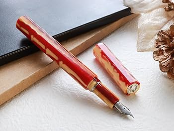 Amazon | WANCHER 万年筆 カレイドクイーン万年筆・ 夕焼け