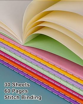 Amazon | 小ノート 大容量 60パック A6 (4.25x5.5インチ) ミニ