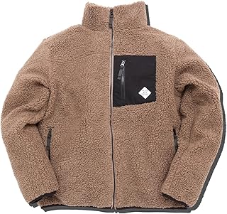 [slow&easy] シープボア スタンド ブルゾン ボアジャケット ボアブルゾン 《インナーが半袖でも裏地付きで軽くて暖かい新デザイン！》 ボアパーカー ボア シープボア 秋 冬 79805