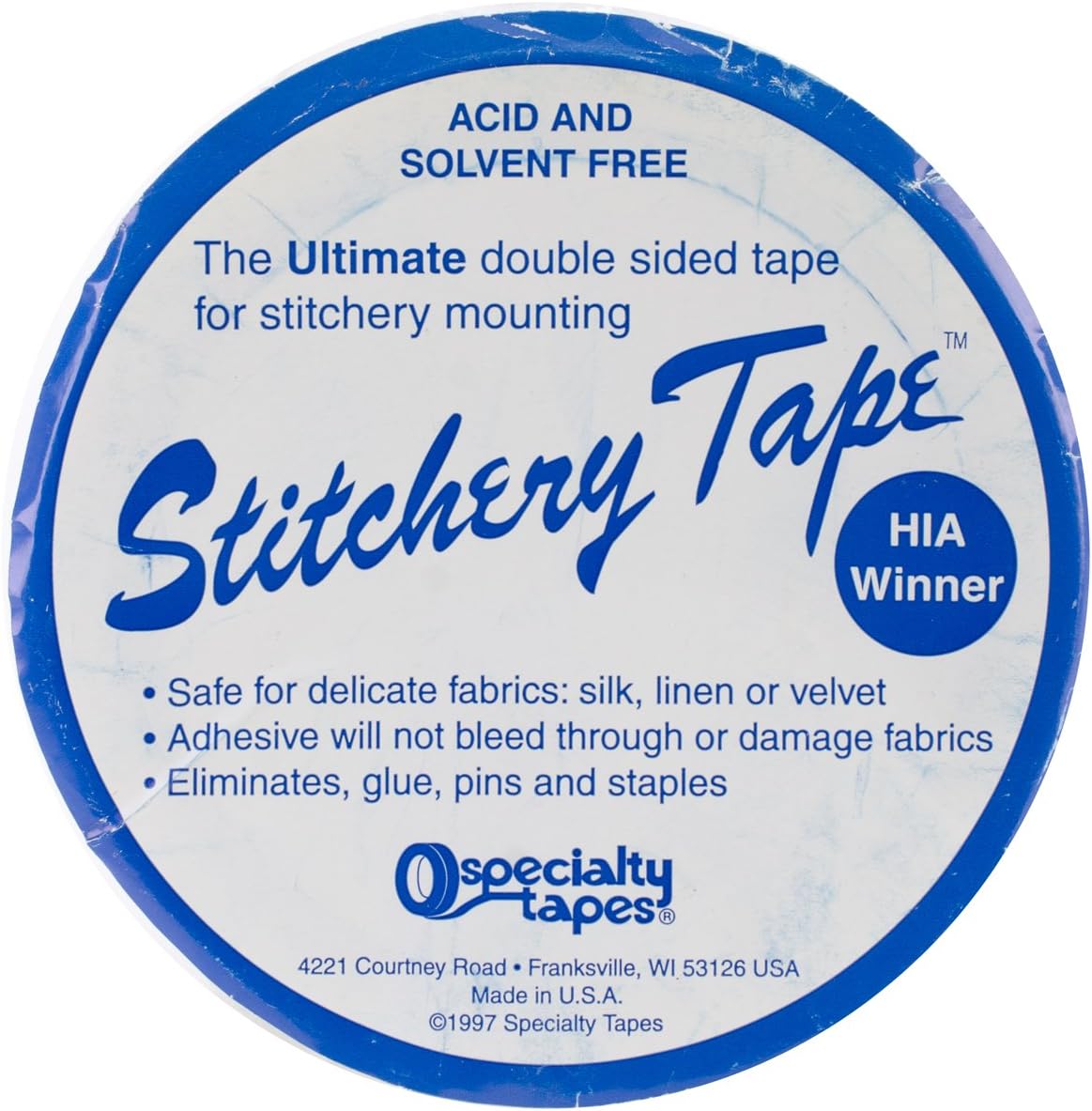 Yarn Tree Stitchery Tape for Framing, 1-1/2-Inch by 60-Feet