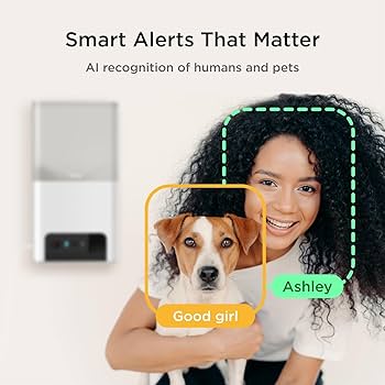 Petcube Bites ペットと会話し、おやつを与えれる見守りカメラ Amazon | Petcube(ペットキューブ) [正規代理店品] Petcube