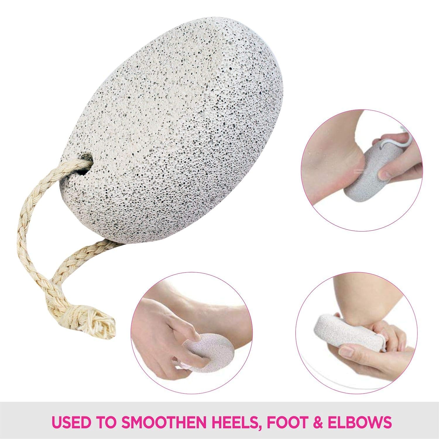 VEGA Oval Shaped Pumice Foot Tool Stone, White 5 71JMZrhBcSL. SL1500