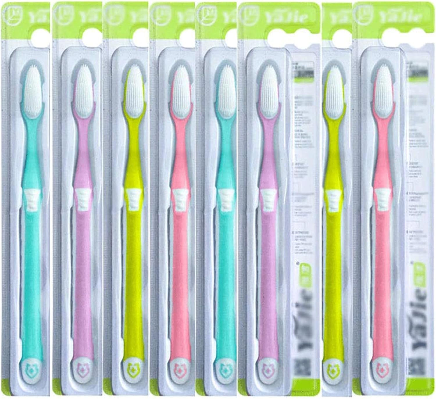 GAENZA Clean Soft Rubber Toothbrush, Manual Toothbrush for