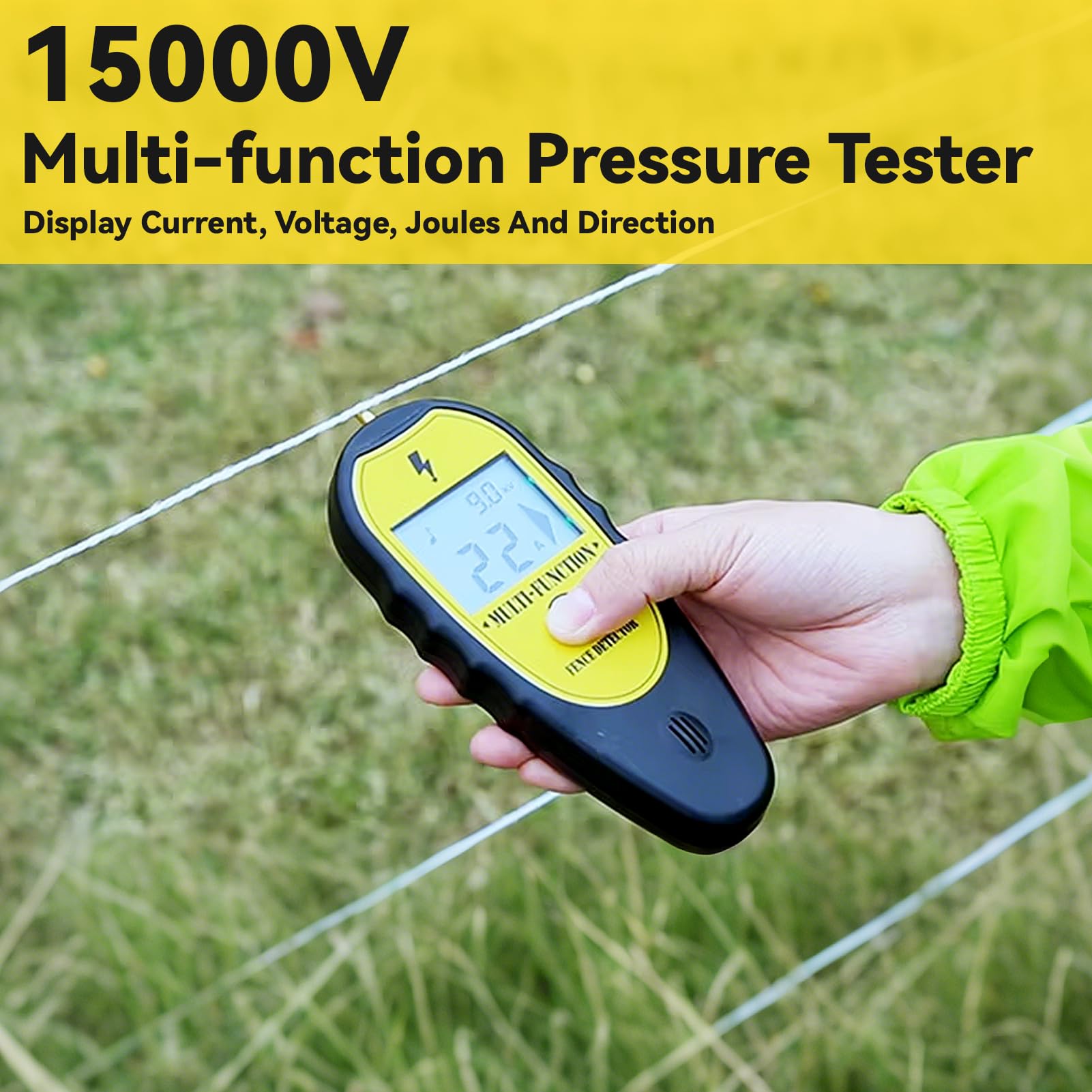 Tester di tensione per recinzione elettrica portatile 12kv