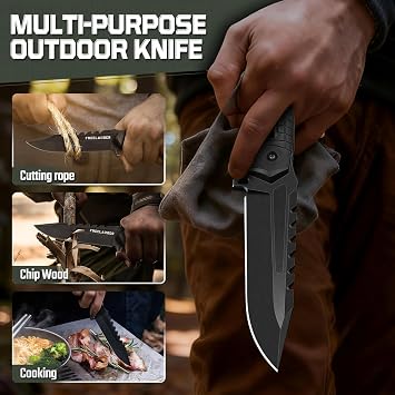 Freelander Outdoor Knife Bundle with Camping Axe
