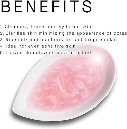 Miniatura 2 de ARCONA Tóner de arándano  Ingredientes naturales, hamamelis, extracto de fruta de arándano, leche de arroz y té blanco. Limpia, calma, protege e