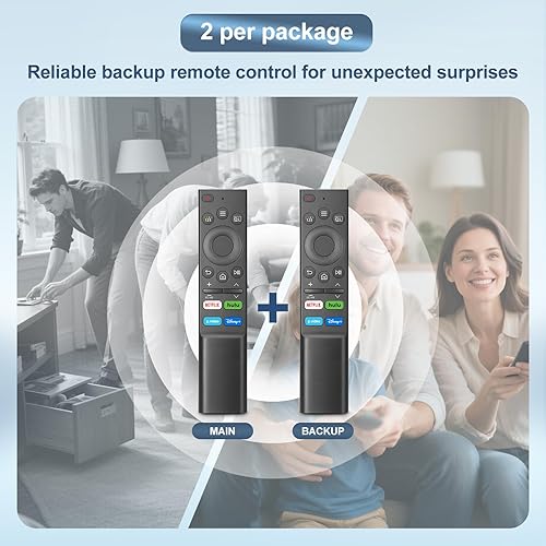 Vista 39 de Paquete de 2 unidades para Roku-TV-Control Remoto-Reemplazo, Universal para TCL Roku TV/Hisense Roku TV/Onn Roku TV/Sharp Roku TV/Philips Roku TV