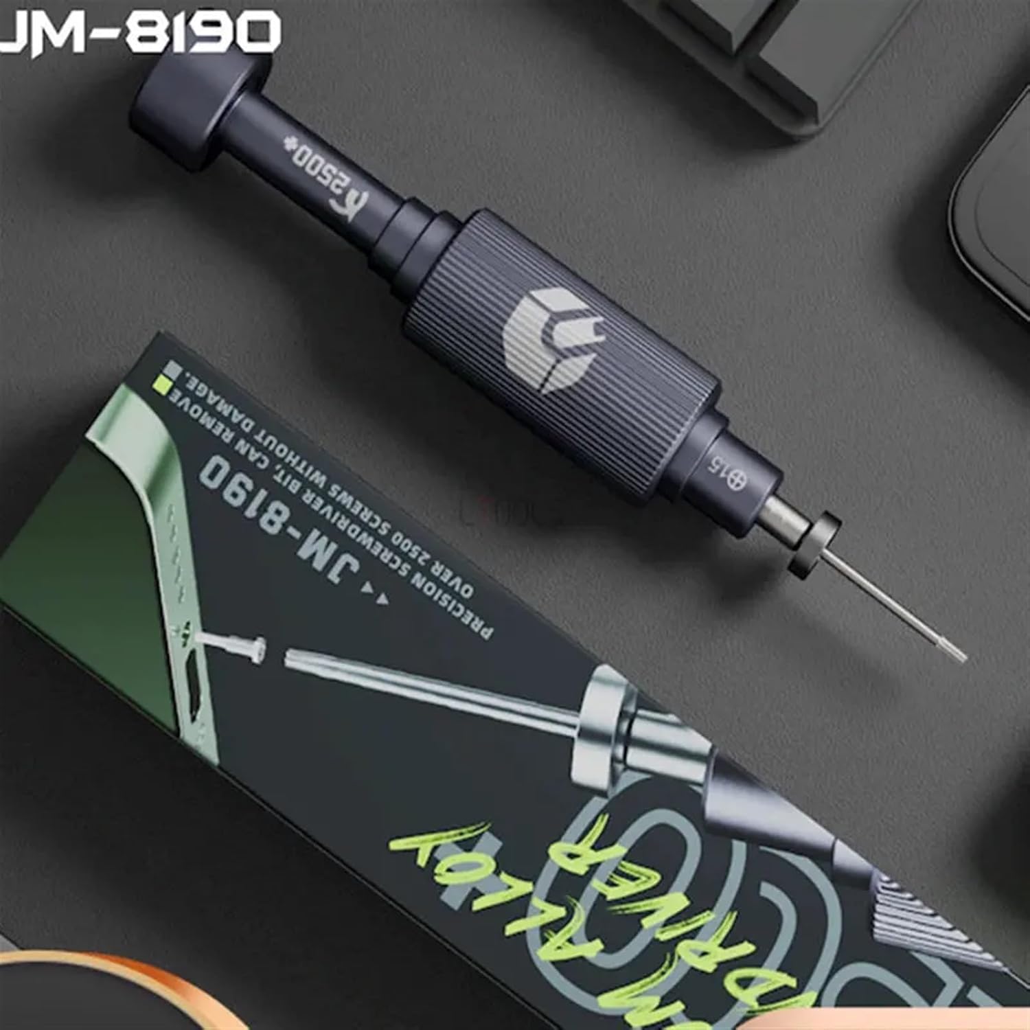 AVIMYA JM-8190 Screwdriver Set S2 Steel Repair DIY Hand Tools Hex Magnetic Handle Screw Driver Bits Cross Plum Y-shaped Star Tool (Color : B 1pcs)