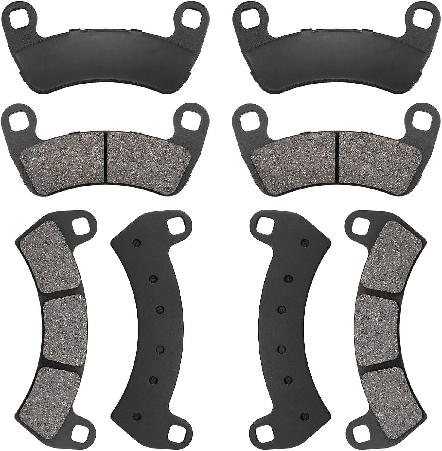 ZICOO Front & Rear Brake Pads Brakes for Polaris RZR PRO XP, RZR PRO XP 4 2020 2021 2022 2023 2024 2025, 2208162 1913469 2206231 2208161
