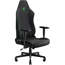 Razer Iskur V2 X Ergonomic Gaming Chair: Built-in Lumbar Support - Widened Seat Base - High Density Foam Cushions - Adjustable 152 Degree Recline - 2D Armrests - Plush Fabric Finish - Black