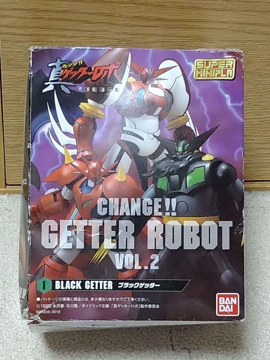 Amazon | スーパーミニプラ 真 ゲッターロボ Vol.2 1 ブラックゲッター