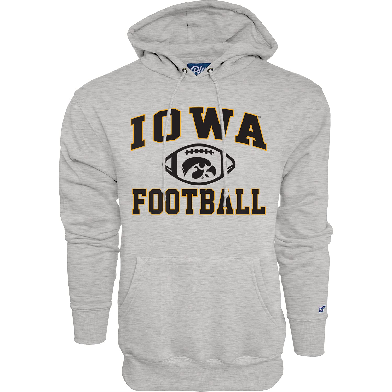 Blue 84 NCAA mens Hoodie Gray Football