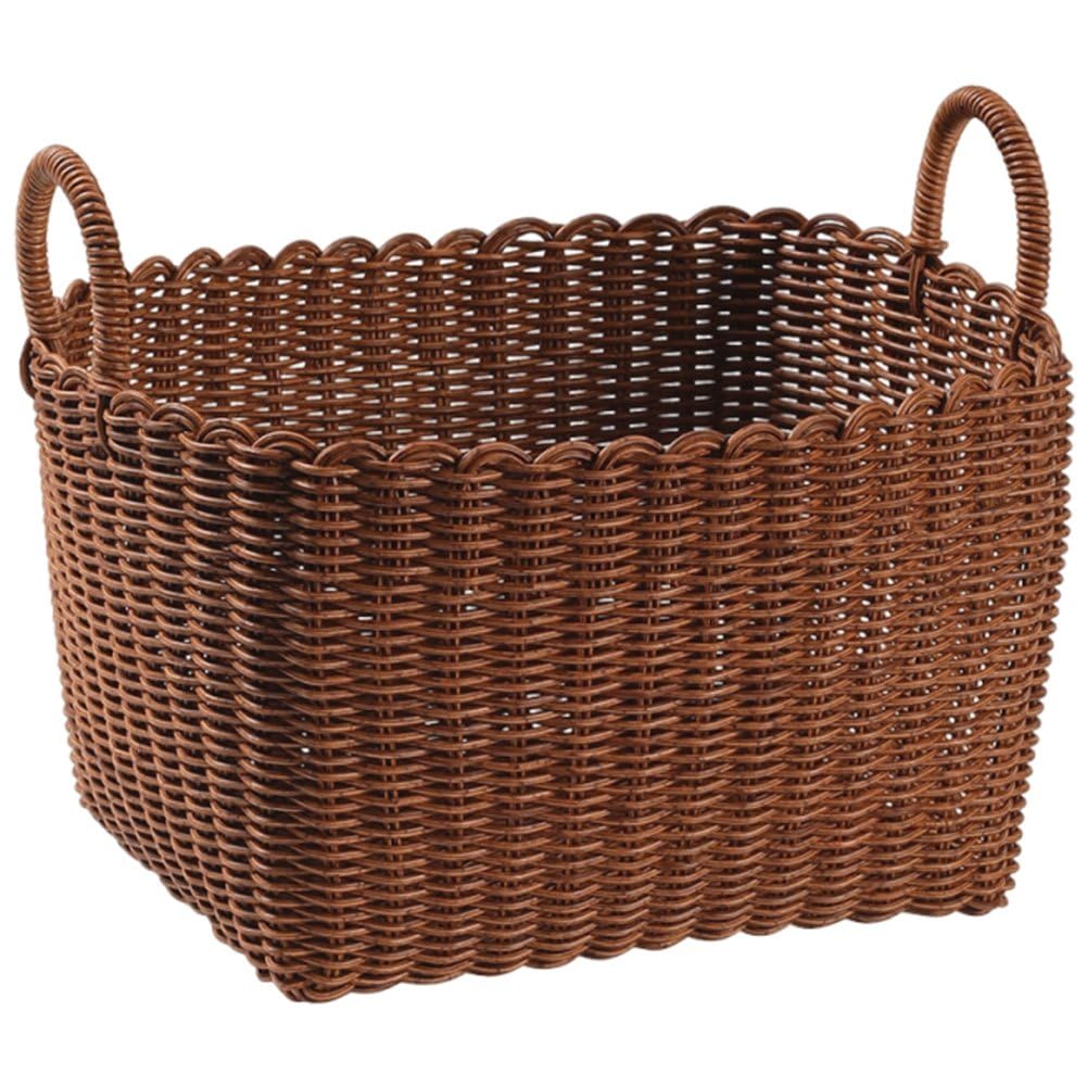 Panier de rangement tissé pour éliminer le désordre des placards et du salon