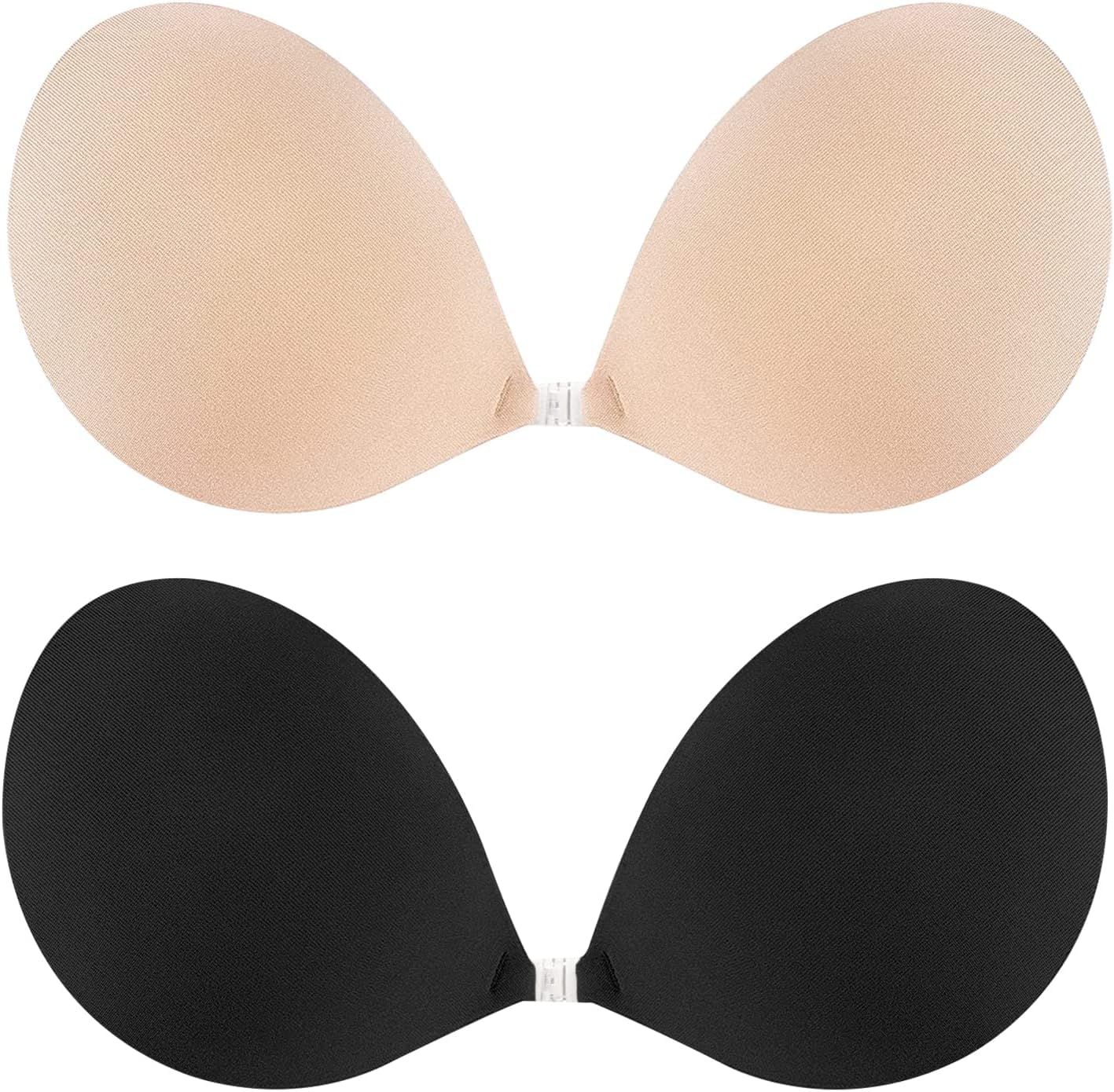 queensecret Adhesive Bra, Push up Strapless Self Adhesive Bra, Invisible Silicone Bra for Backless Dress