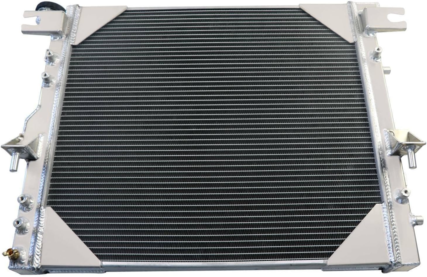 4 Row Aluminum Radiator For 2007-2018 2012 Jeep Wrangler JK 3.6L 3.8L V6 MT 2009 2010 2011 Radiators