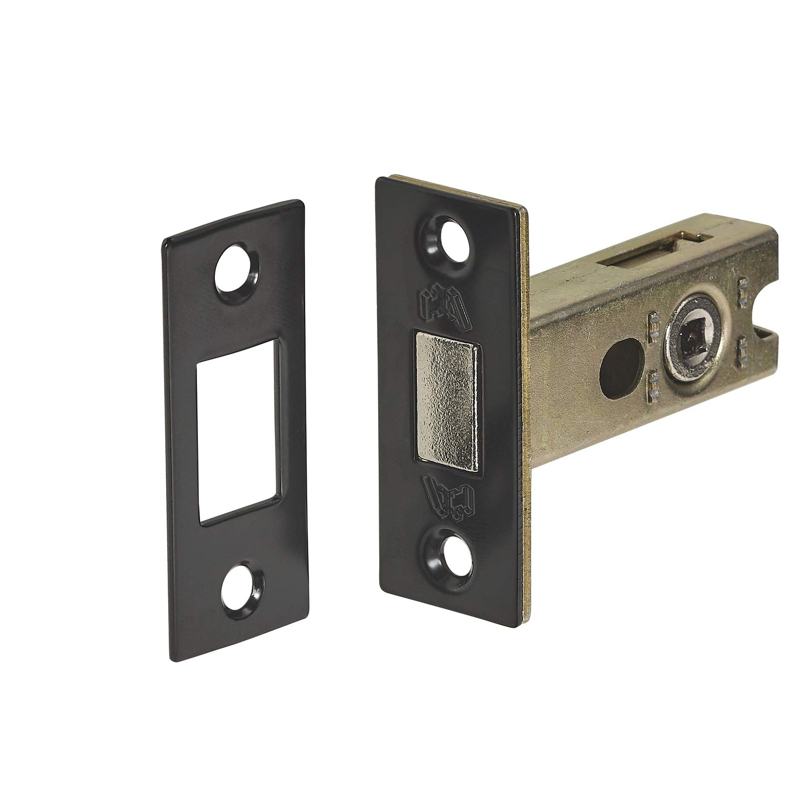 Access Hardware Black Bathroom Deadbolt Lock 63Mm / 45Mm Backset Matte