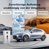 VDLPOWEREU Type 2 Elektromos Autó Töltőkábel 11kW, 5M - Hordozható Fali Töltőállomás CEE 16A, Időzíthető, Állítható Áramerősség, IP65 6