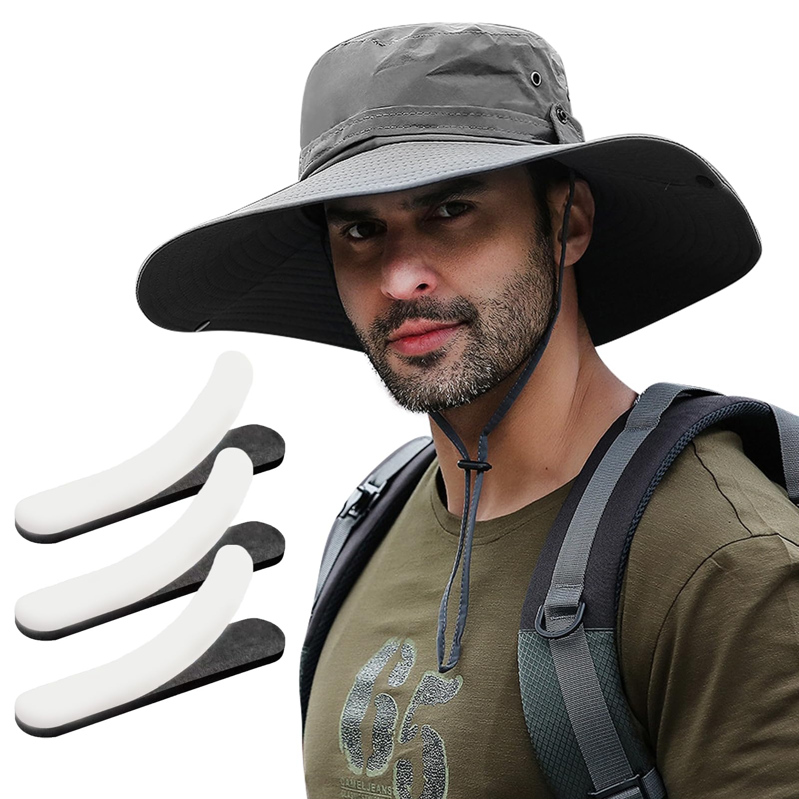 TYXHXT Sombreros Cubo, Bucket Hat, Pescador Gorro, Impermeable Plegable Sombrero, Pescador Gorro para Hombres y Mujeres, Sombreros Sol de Plegables para Verano con Protección, al Aire Libre