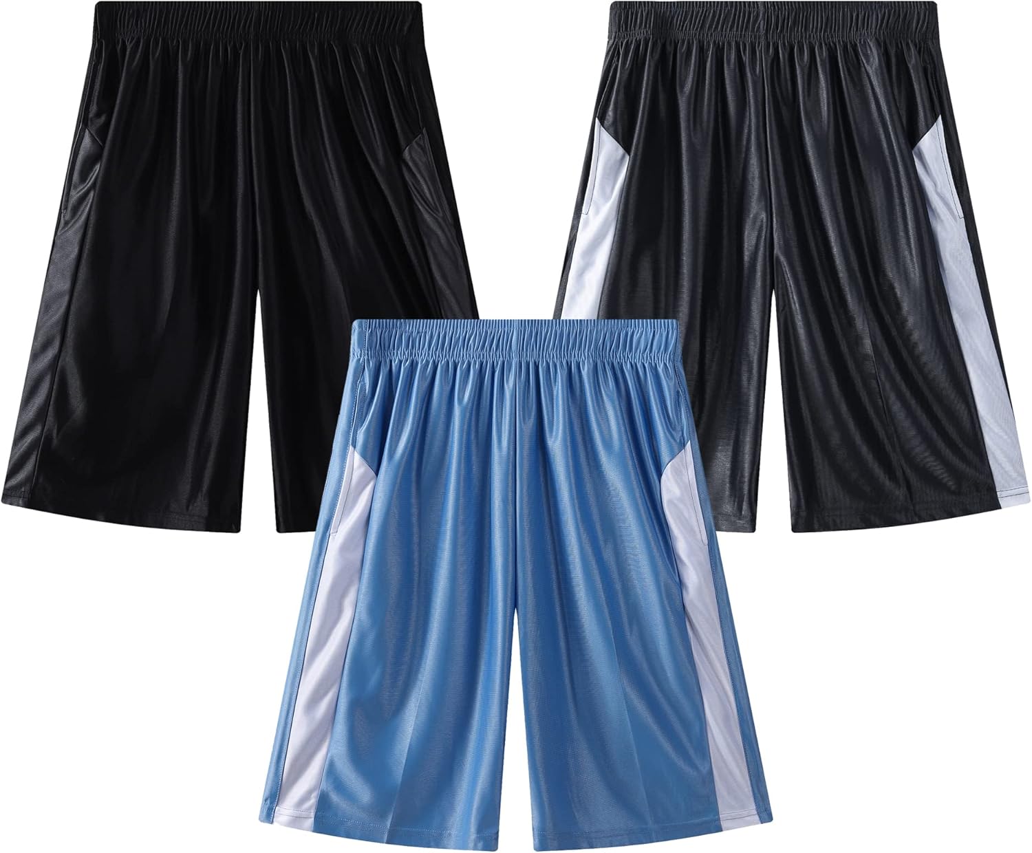Abovewater Men’s Basketball Shorts with Deep Pockets Running Shorts & Gym Training Shorts with Drawstring - Image 3