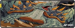 Ant Esports Golden Dragon Unique Mouse Pad Gaming Mouse Pad Extended Mouse Mat for Mouse Keyboard with Stitched Edges Wate... Price In India
