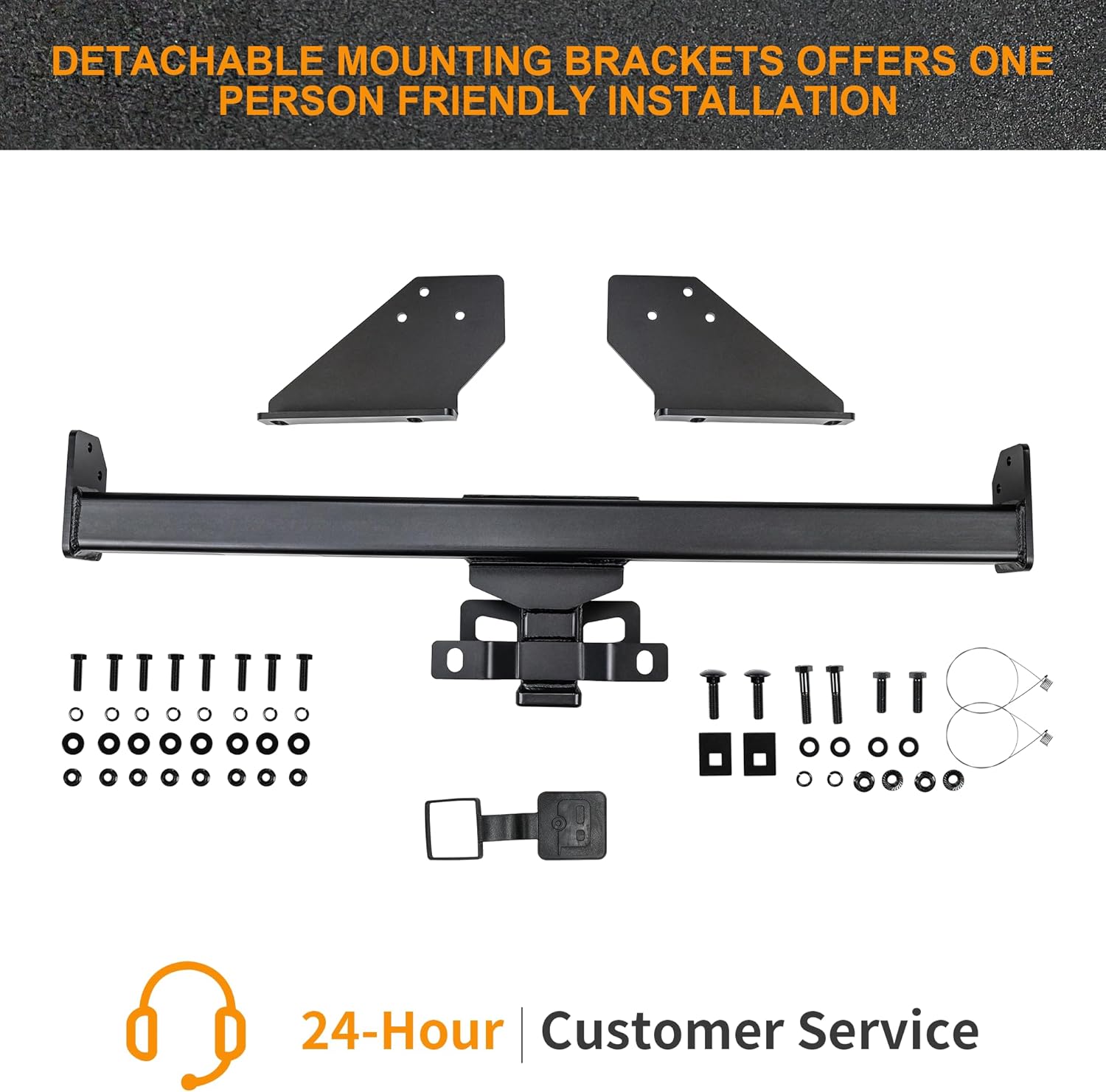 Autekcomma Class 3 Trailer Hitch, 2-Inch Receiver Tow Hitch Compatible with 2000-2006 Toyota Tundra (Excludes towable Bumper Models), Multi-Fit Hitch to Receive Ball Mount, Cargo Carrier. 13180