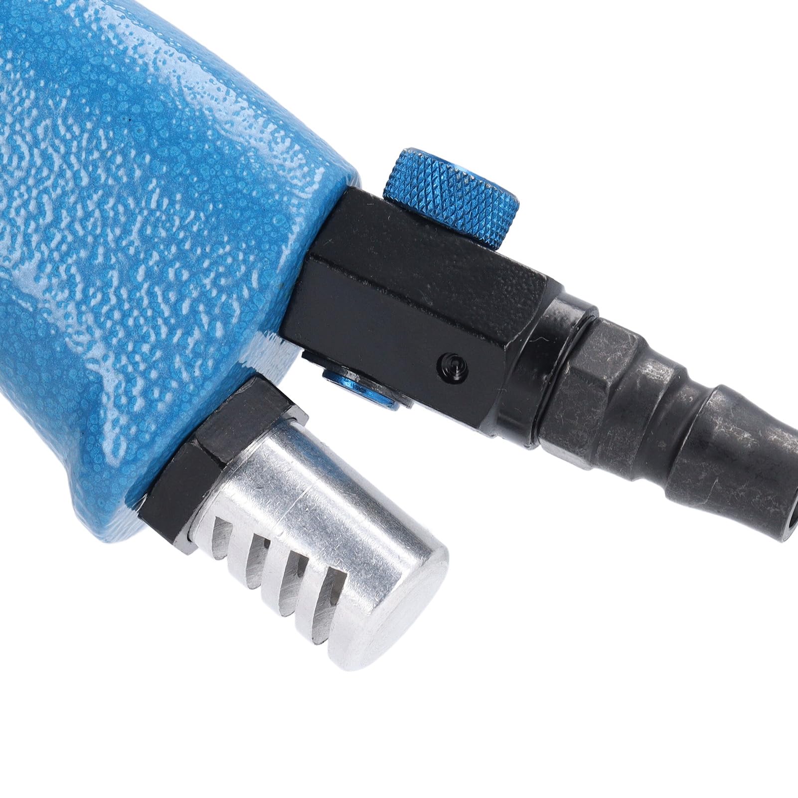 Luocute Trapano Pneumatico, Trapano Pneumatico Ad Alta velocità da 3/8 Pollice 2600 Giri/min con Corpo Ergonomico in Alluminio, per Foratura di Macchine per Mobili, Reversibile per