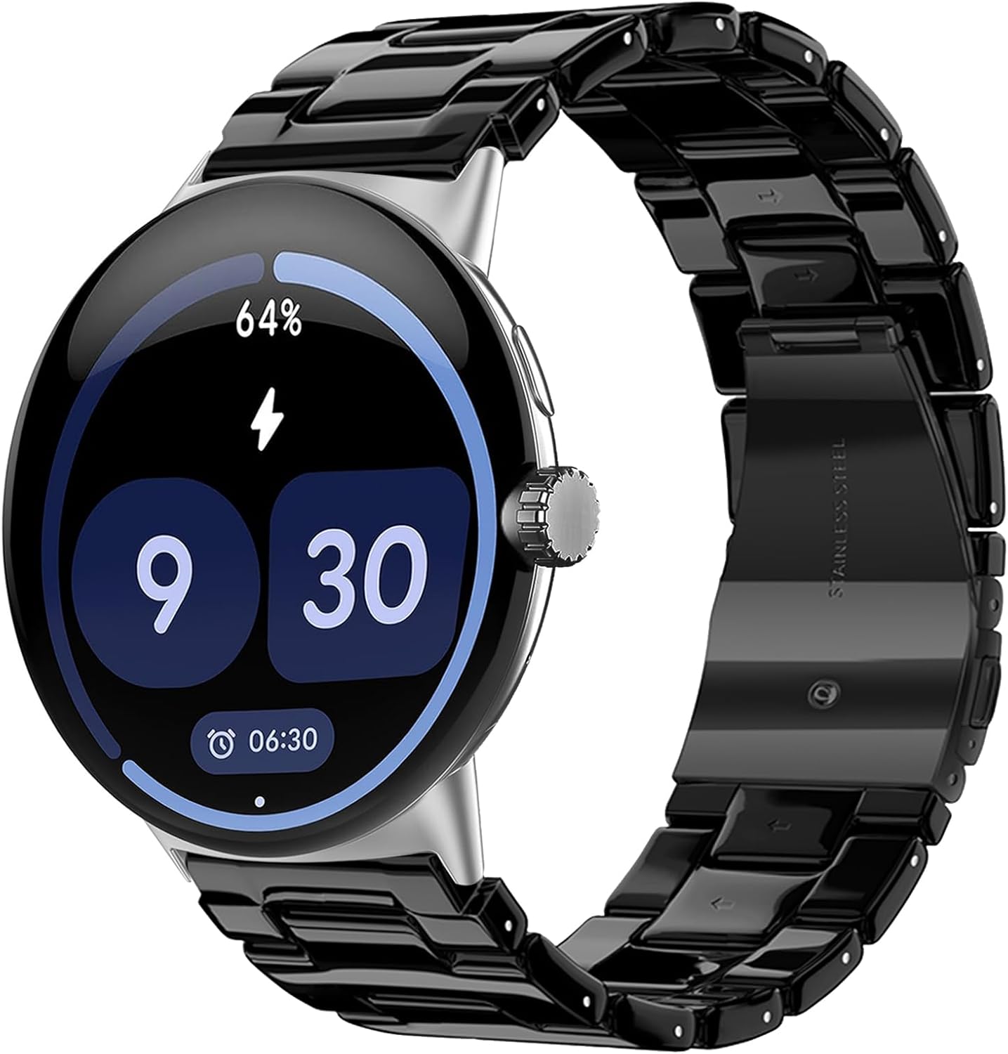 Resin Band Compatible for Google Pixel Watch 4 /Pixel Watch 3, Ultra Light Replacement Watch Band, Waterproof Stylish Strap