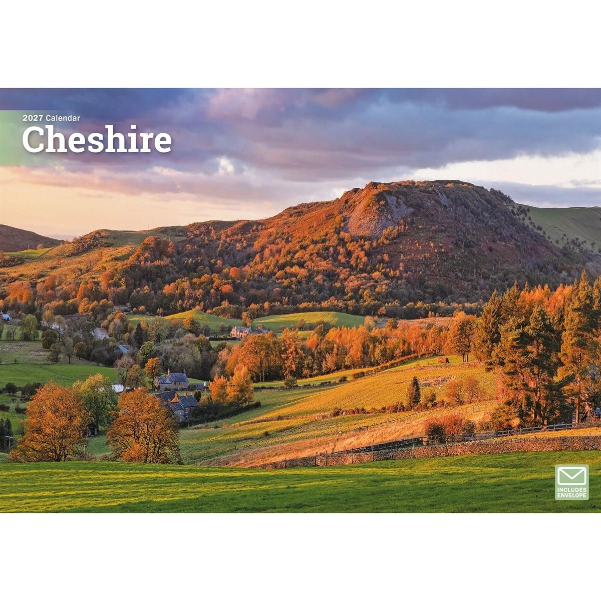 Cheshire A4 Calendar 2027, Wall Calendars, Month To View, Travel, Gift